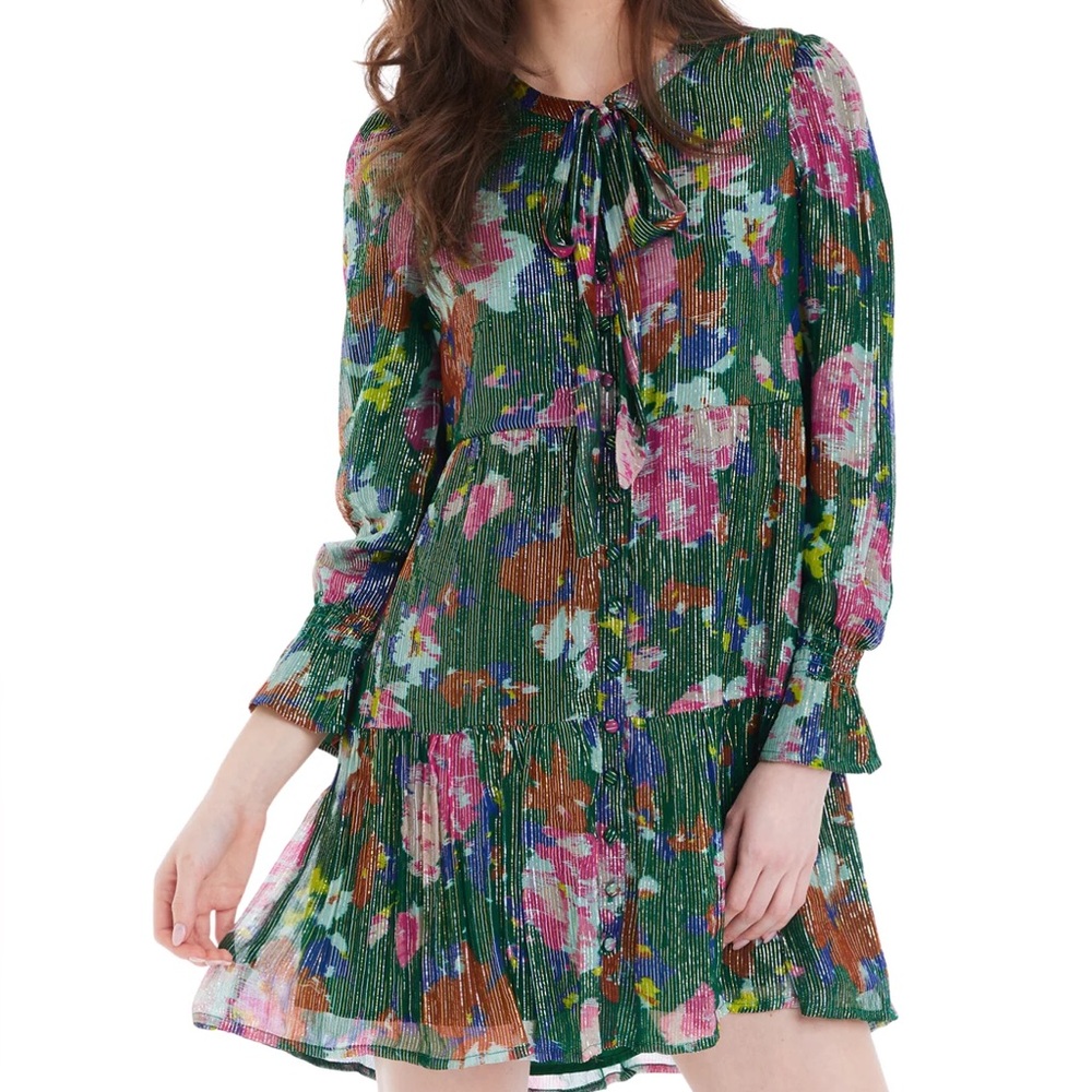 Julius Mini Dress by Allison New York - Color‎ Poppy -